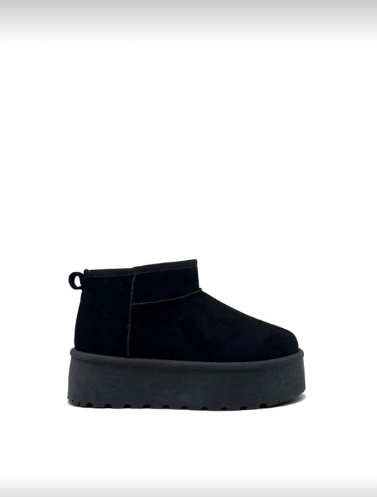 Nala platform boots zwart