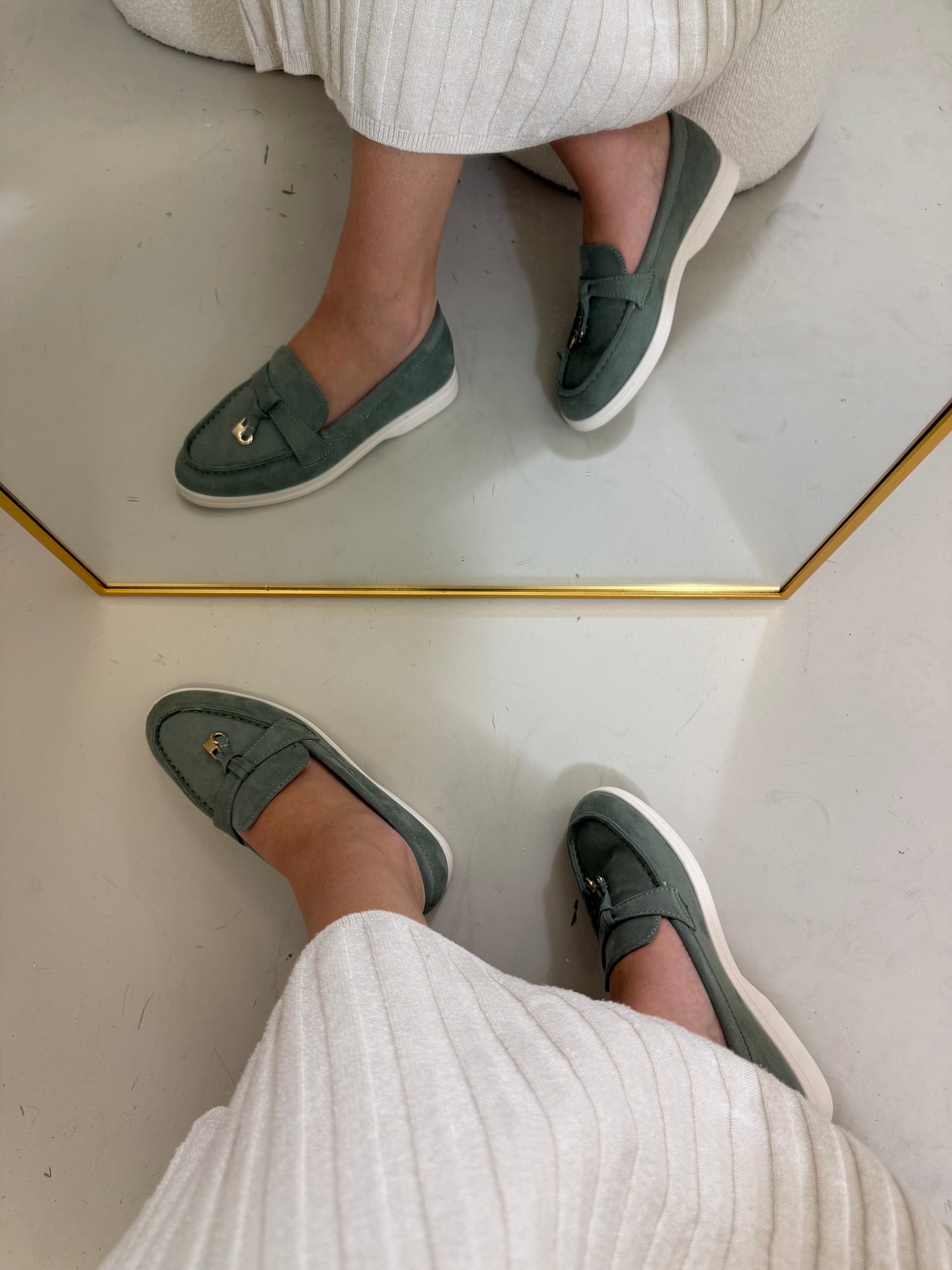 Lola loafer licht groen