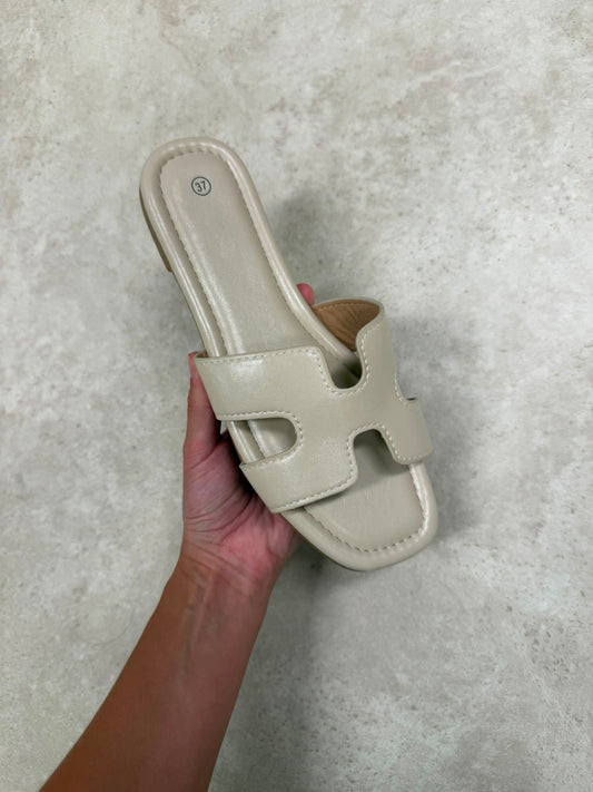 Leyla slipper beige