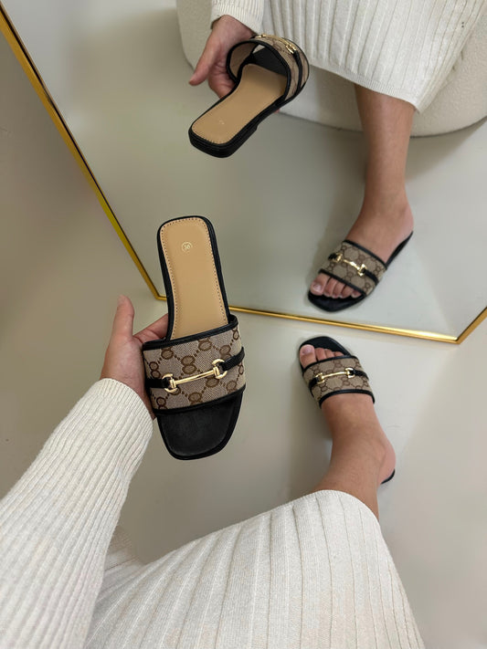 Bibi slipper zwart