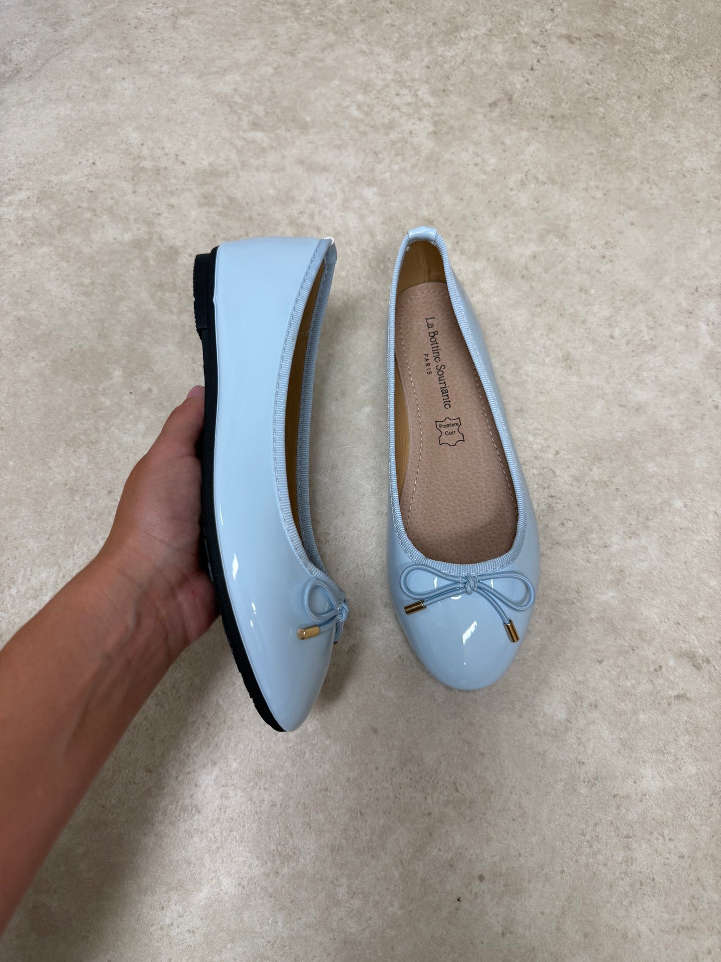 Clara ballerina licht blauw