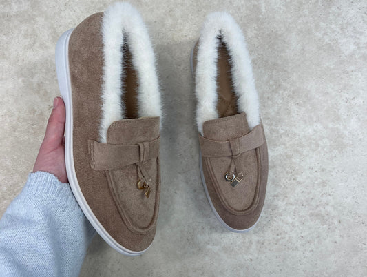 Lena loafer taupe