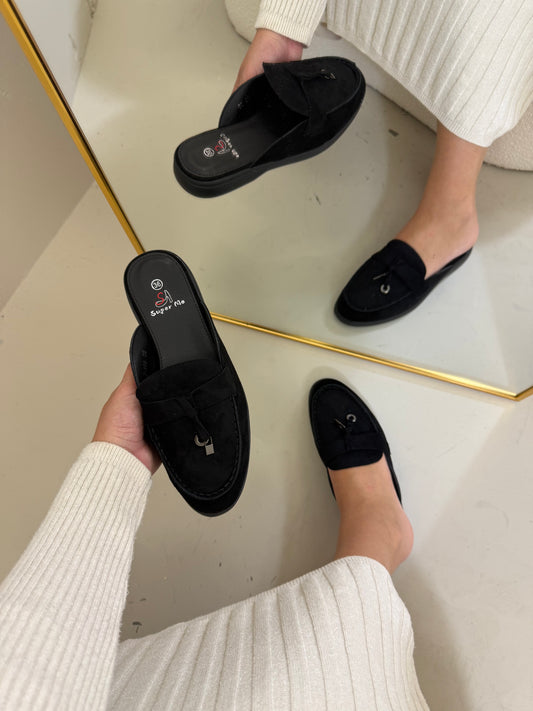 Nova loafer zwart/zilver