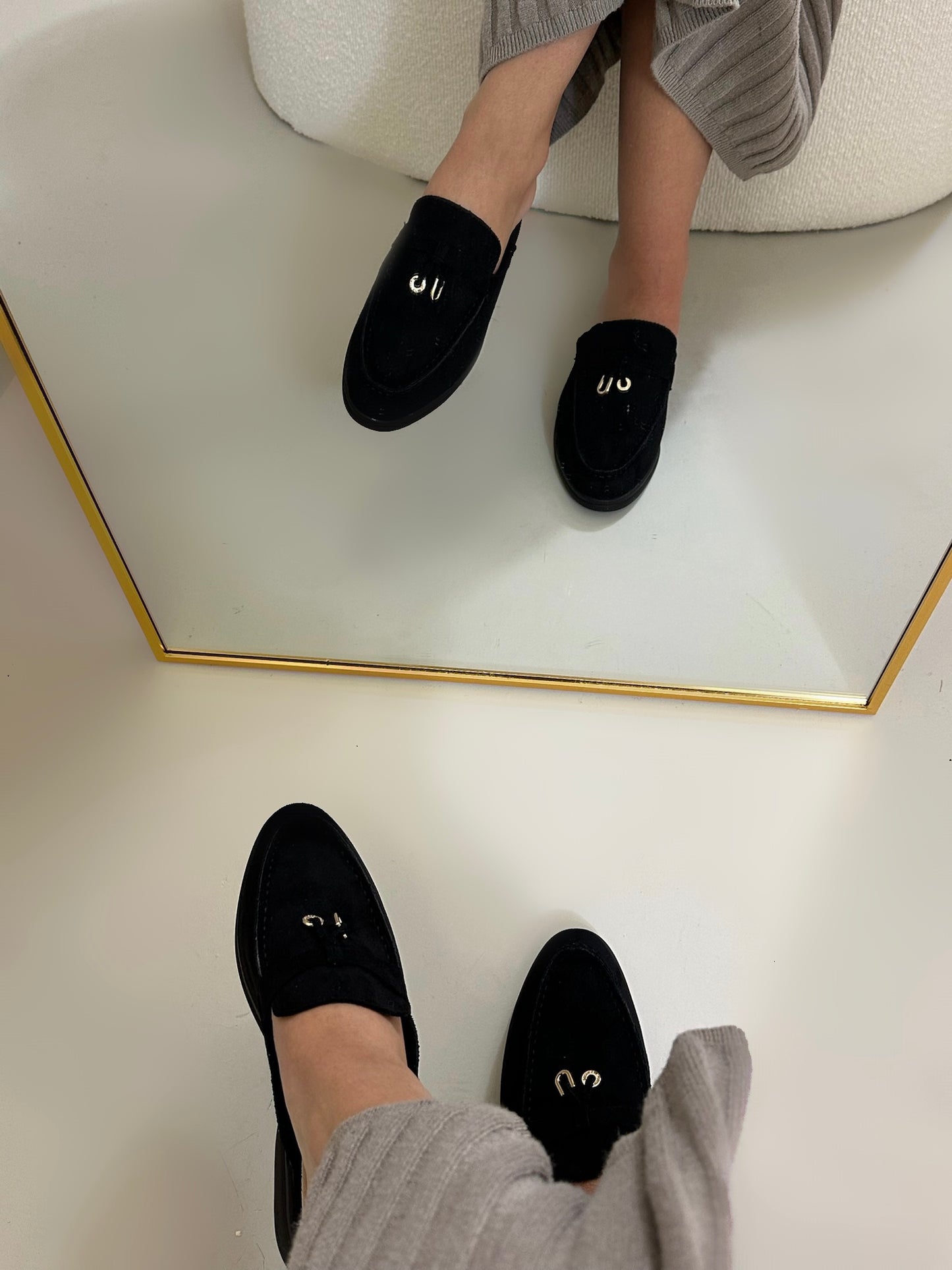 Sia loafer zwart