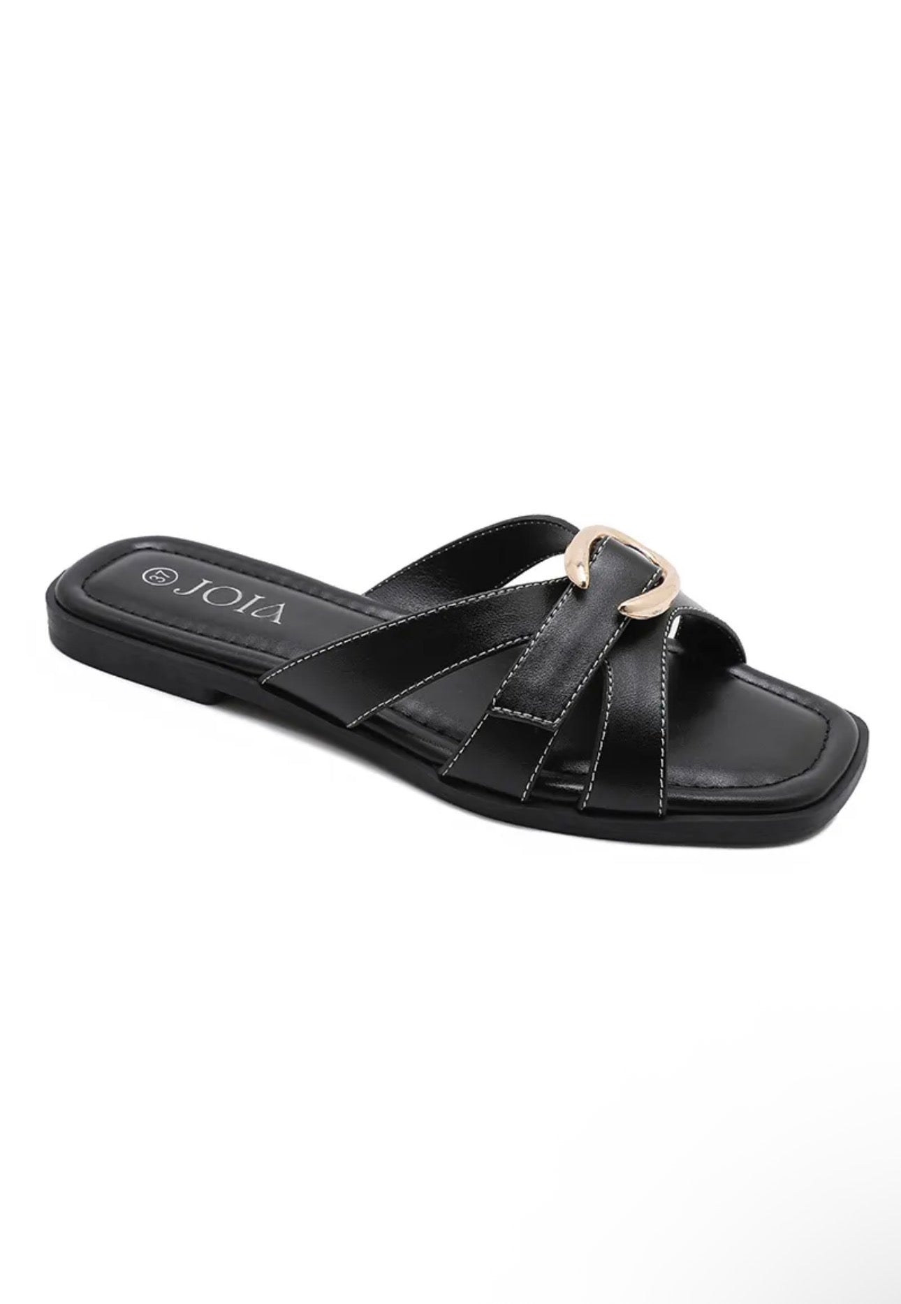 Serena slippers zwart