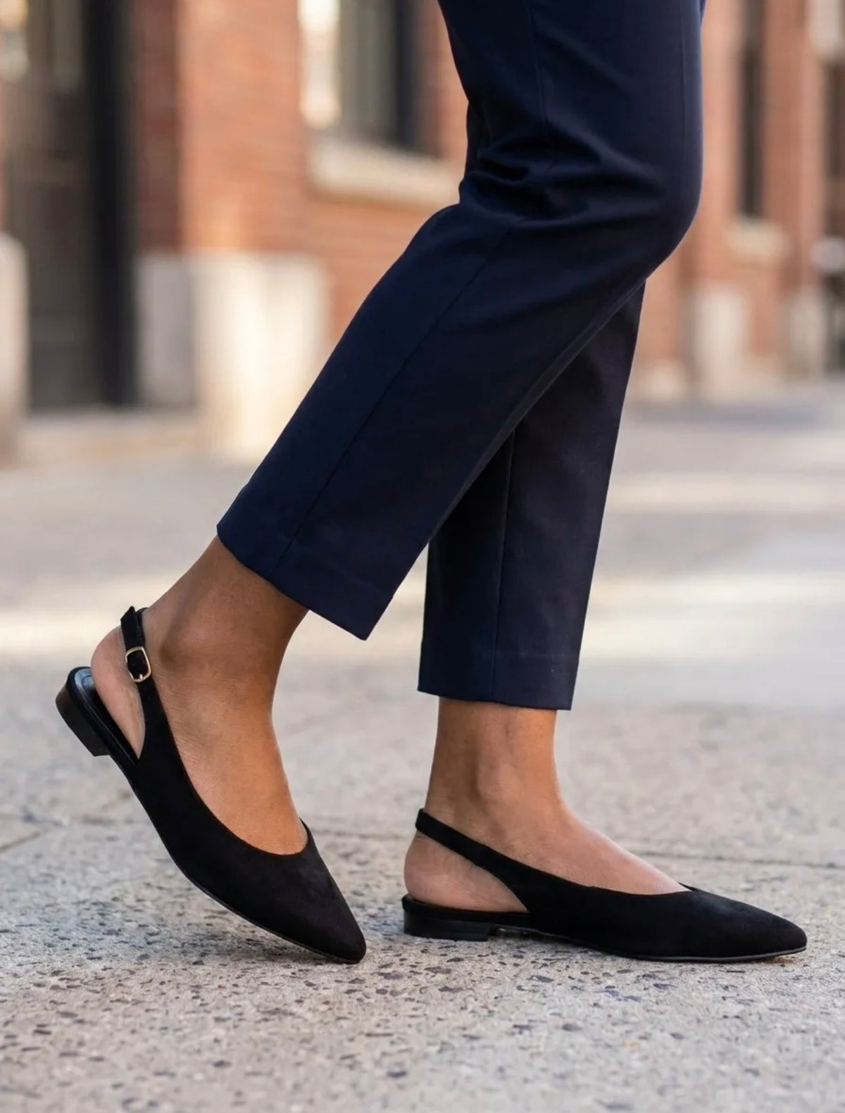 Katie flats zwart