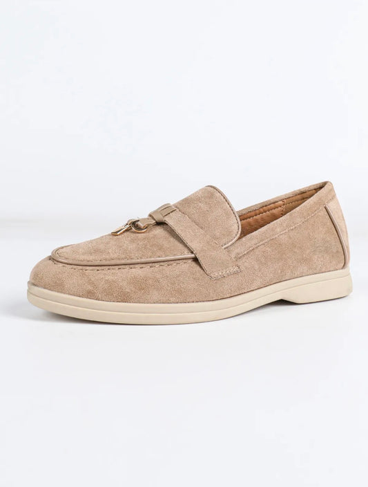 Jade loafer taupe