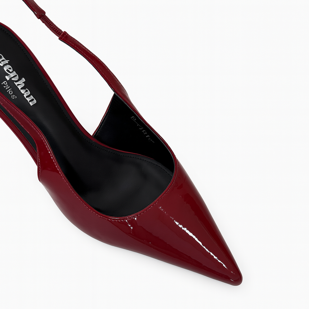 Aya heels burgundy