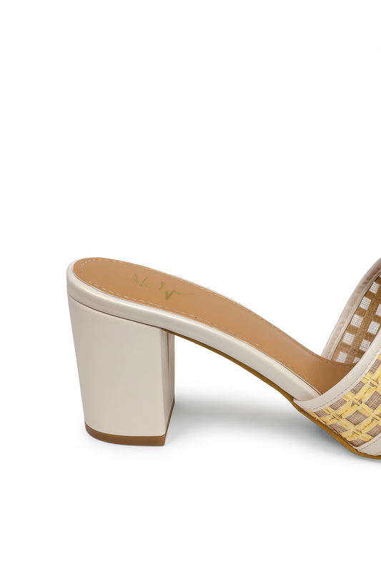 Luna hakken beige