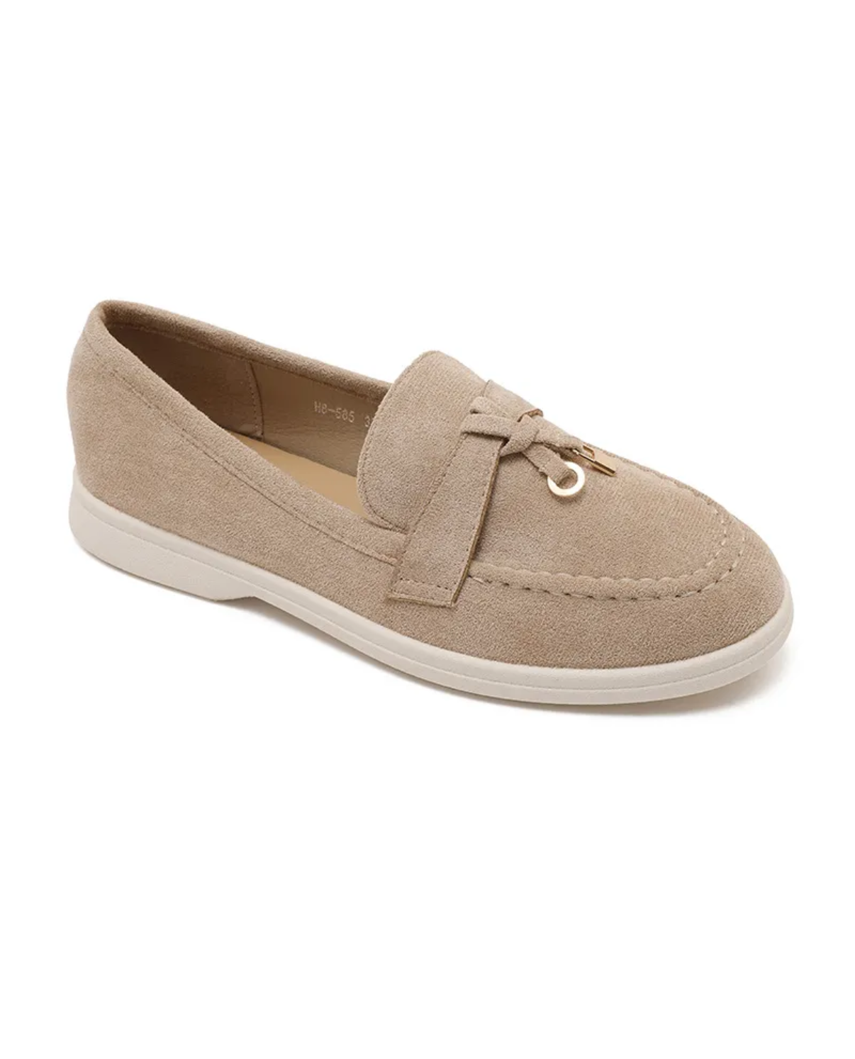 Lola loafer licht taupe