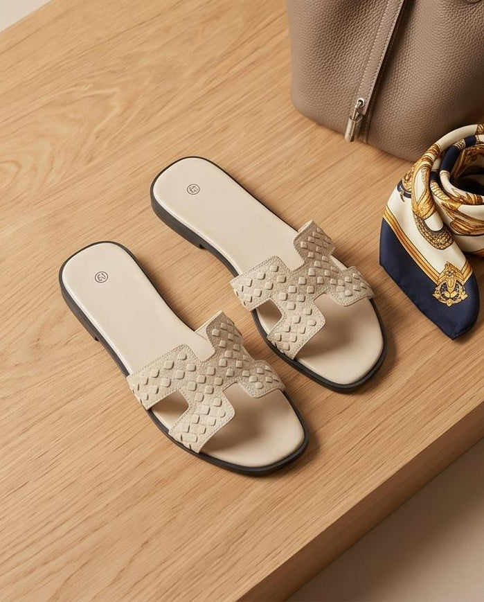 Nila slippers beige