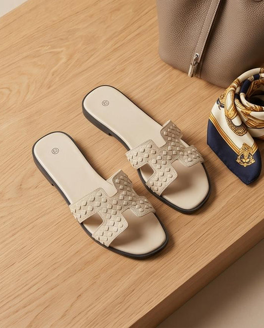 Nila slippers beige