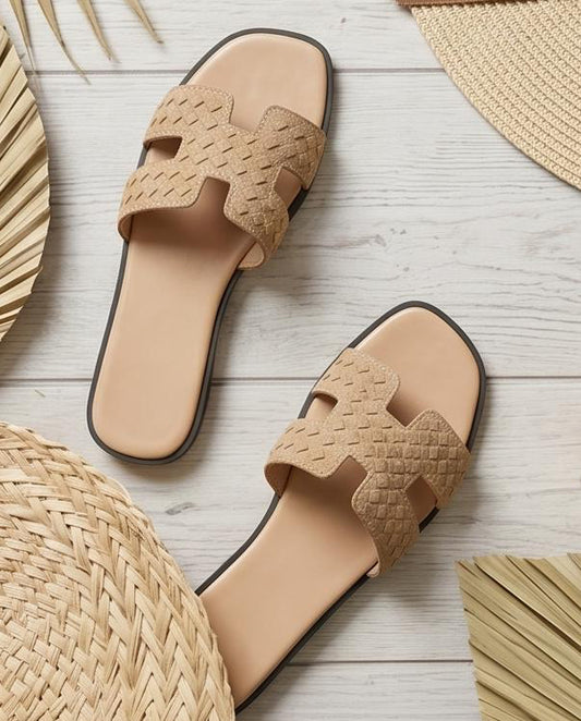 Nila slippers taupe